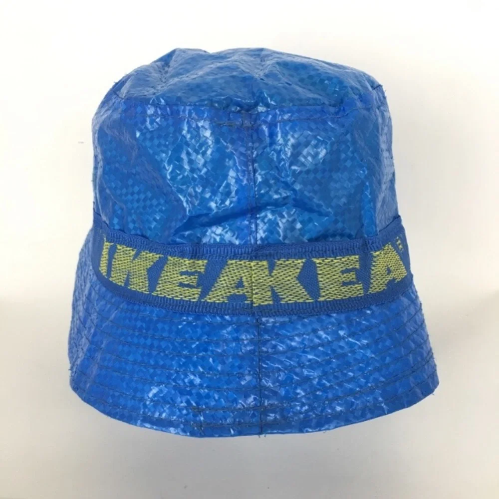 IKEA Bucket Hat Blue Streetwear Unisex Water Resistant