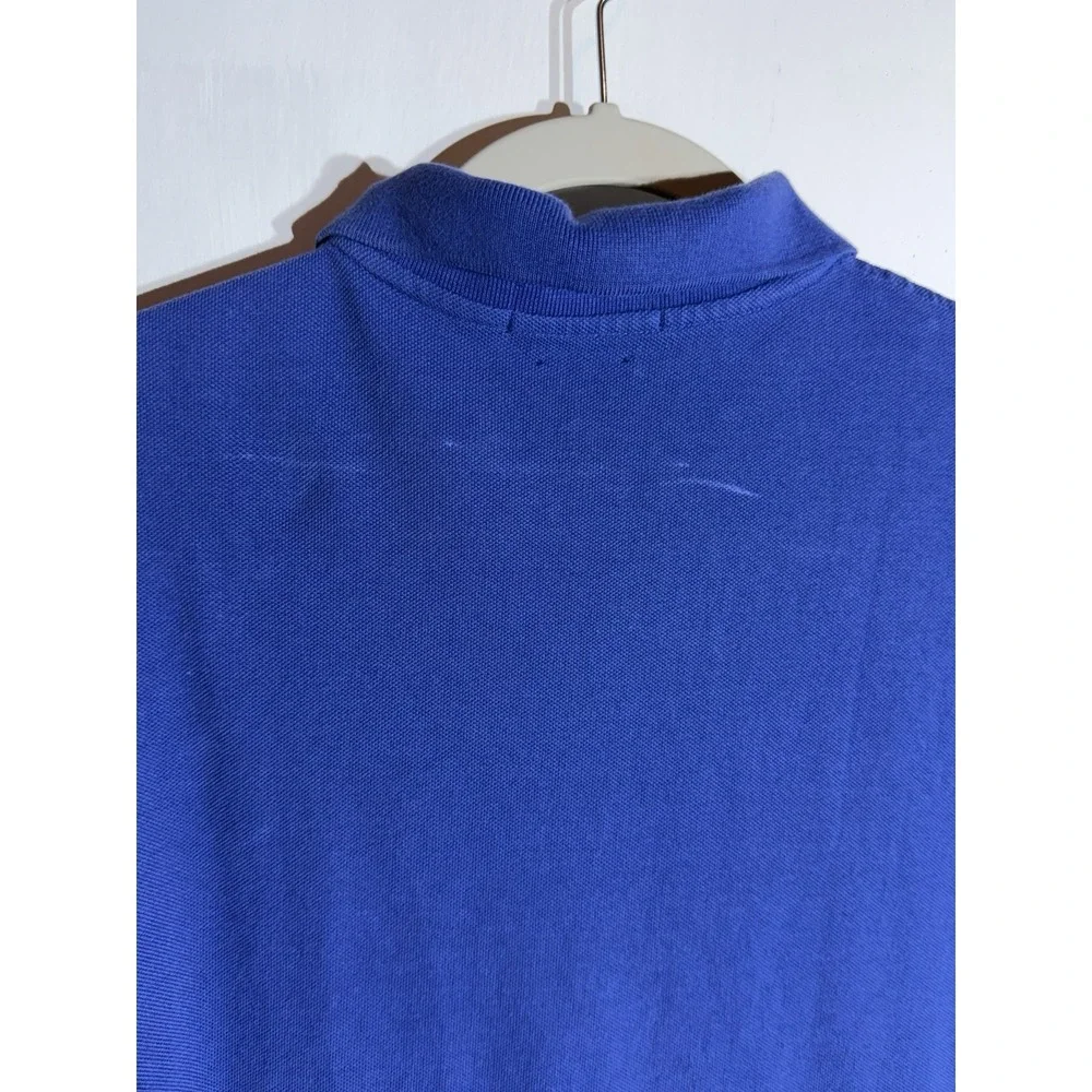 Polo Ralph Lauren Polo Royal Blue Custom Slim Fit Side Med With Green Pony