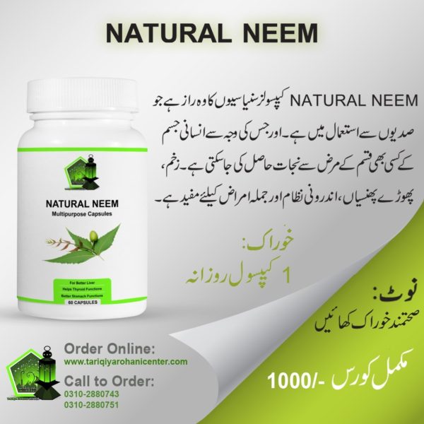 Natural Neem 60Cap