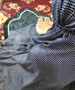 Printed Namaz Chadar with sleeves and Niqab - 002